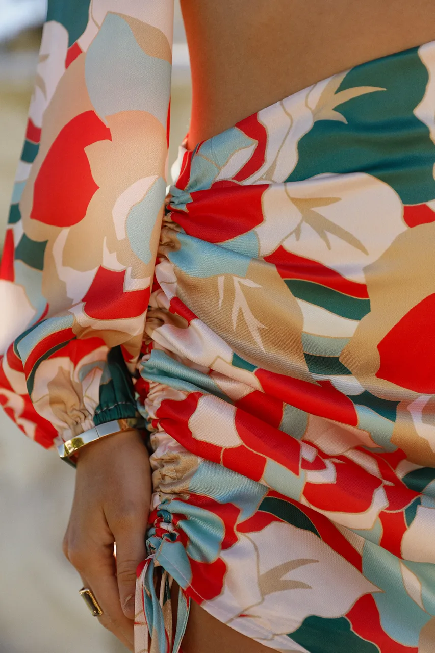 Mindy Draped Dress - Gold sold by Runaway The Label product image thumbnail 3