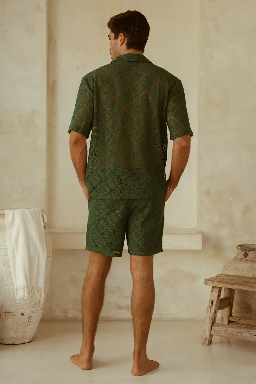 TULUM SHIRT - OLIVE sold by Runaway The Label product image thumbnail 3
