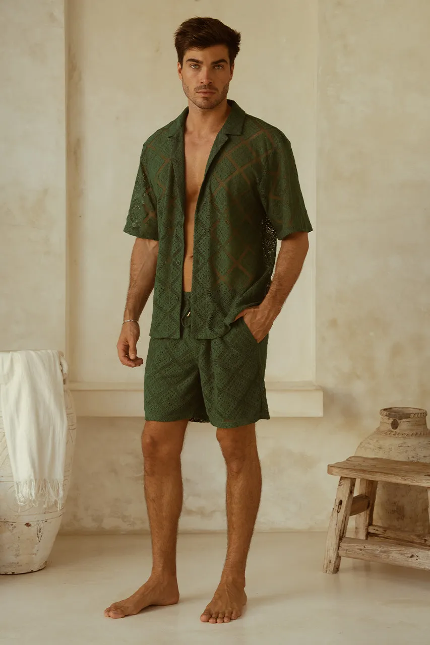 TULUM SHIRT - OLIVE sold by Runaway The Label product image thumbnail 4