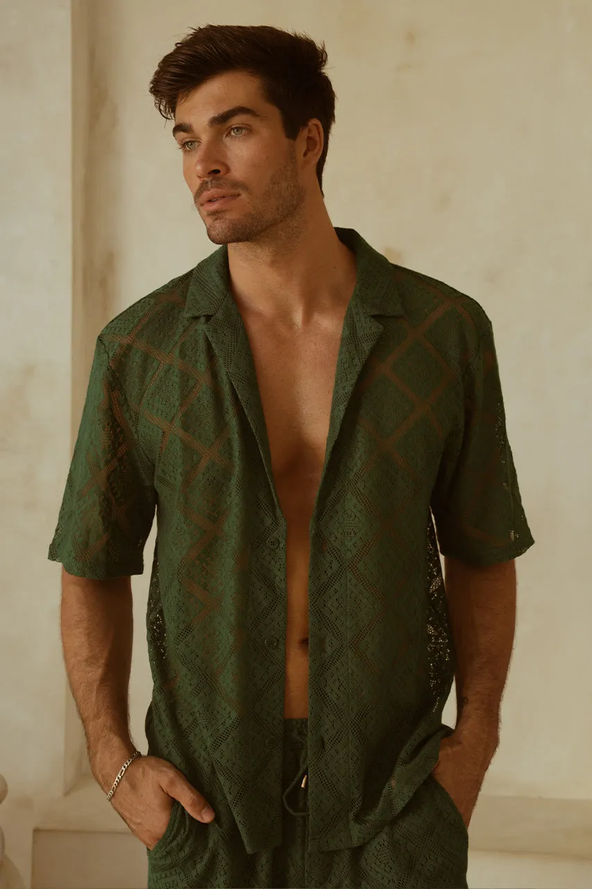 TULUM SHIRT - OLIVE sold by Runaway The Label product image thumbnail 2