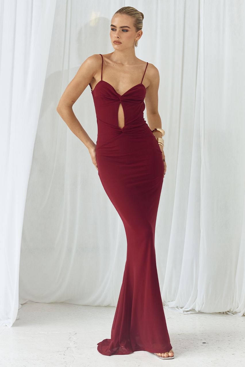 MARL MAXI DRESS - MERLOT sold by Runaway The Label product image thumbnail 5