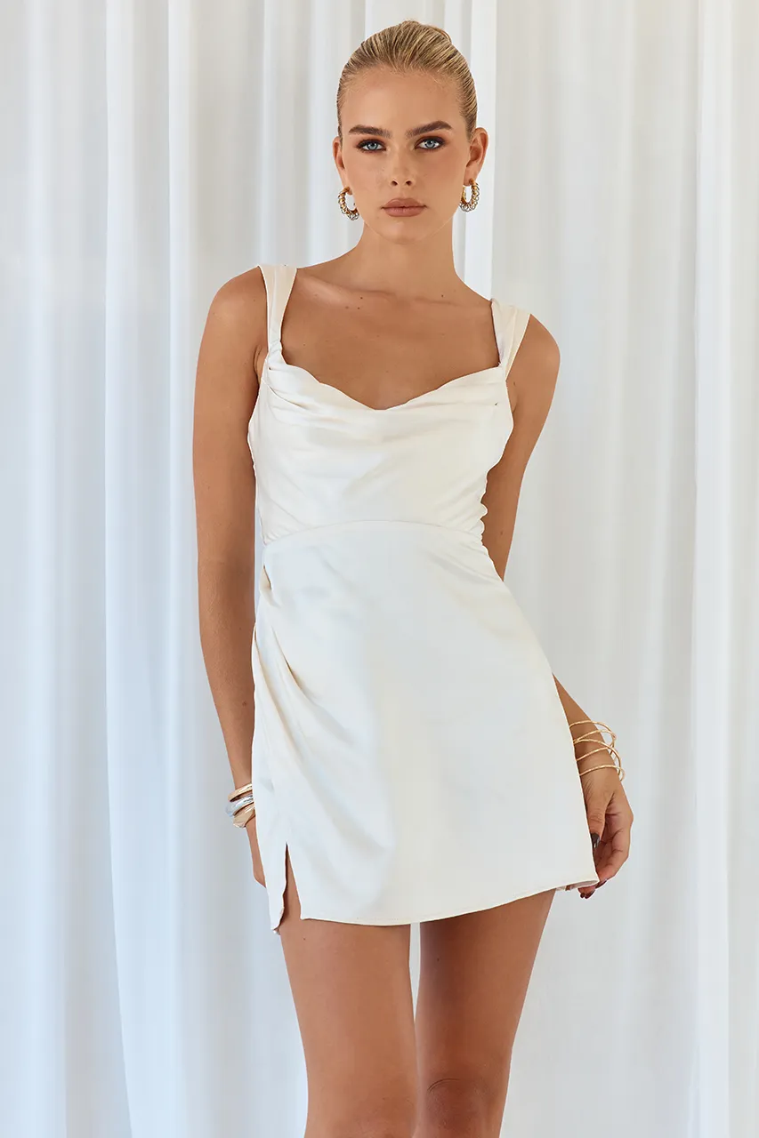 HAVANNA MINI DRESS - IVORY sold by Runaway The Label product image thumbnail 5