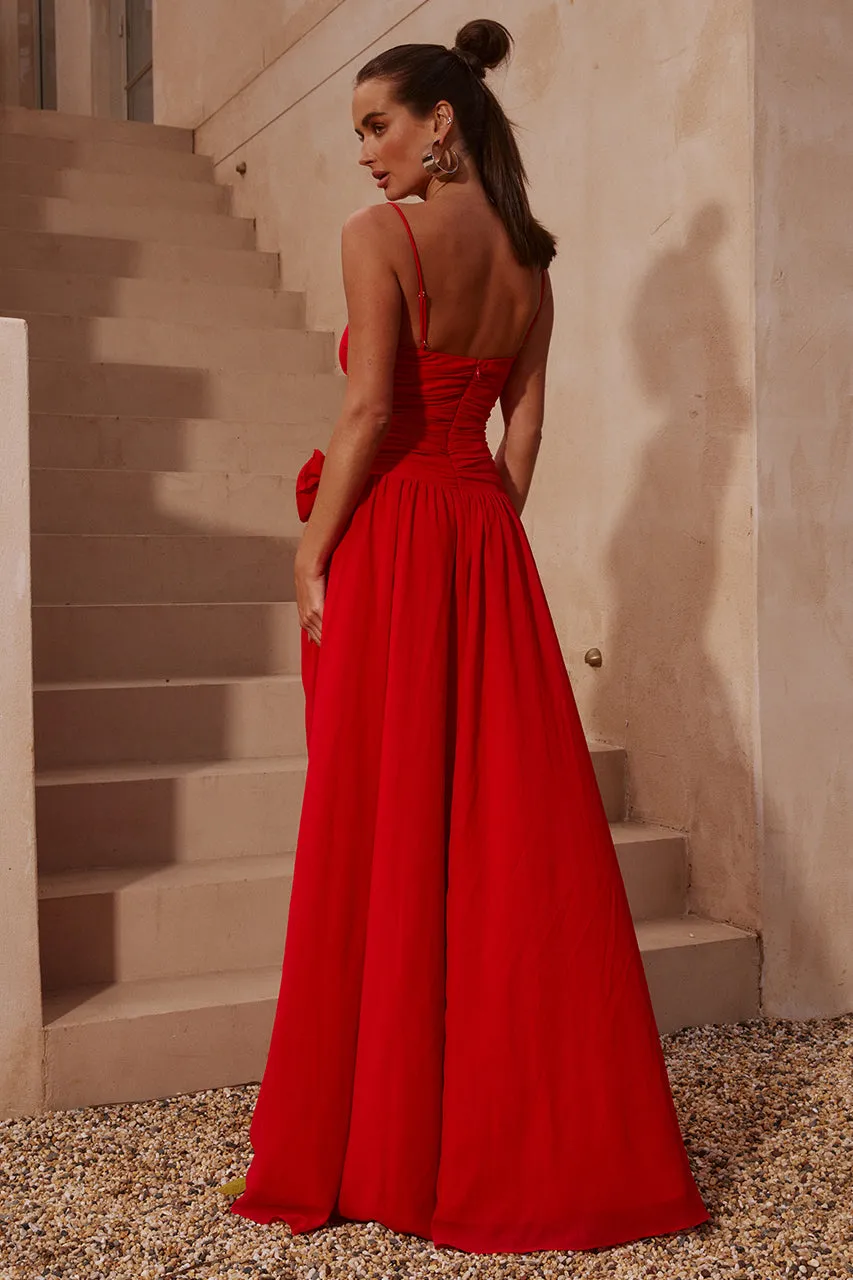 DANIKA MAXI DRESS - RED sold by Runaway The Label product image thumbnail 2