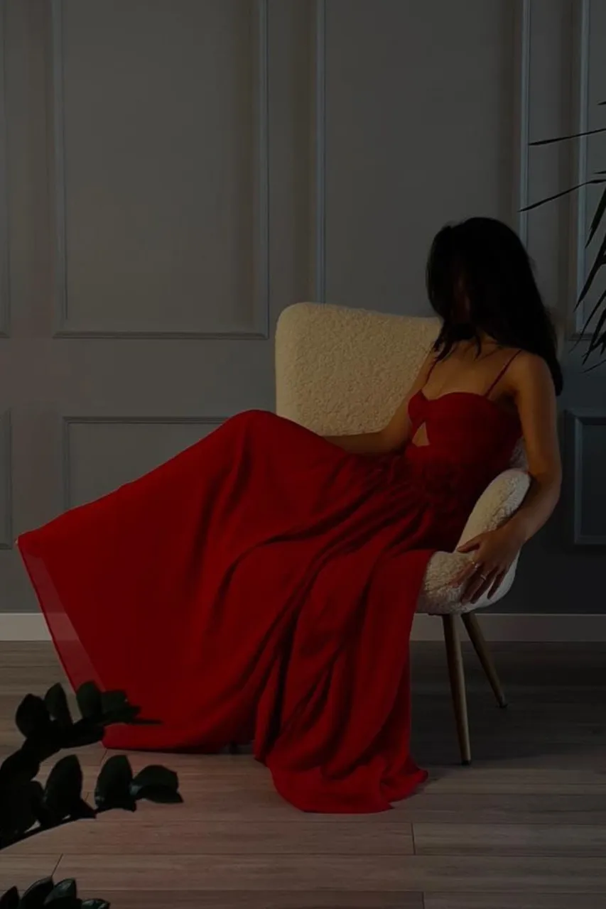DANIKA MAXI DRESS - RED sold by Runaway The Label product image thumbnail 5