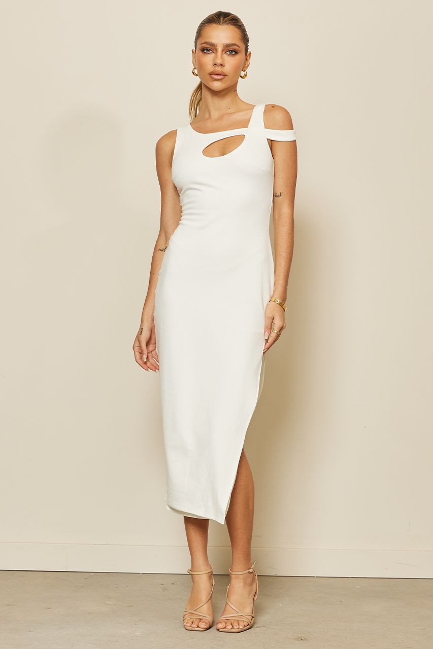 Lyla Midi Dress - White sold by Runaway The Label product image thumbnail 2