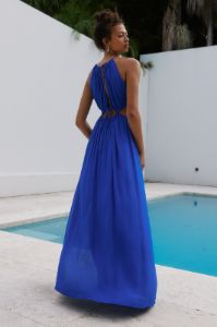 MATHERS MAXI DRESS - ROYAL sold by Runaway The Label