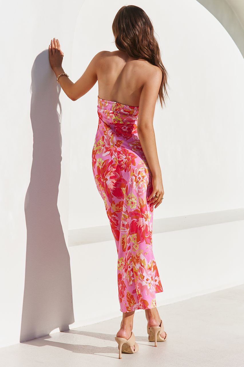 Leyana Dress - Pink Floral sold by Runaway The Label product image thumbnail 4