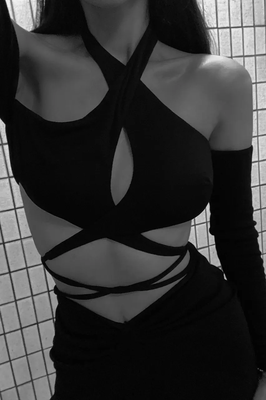 Ray Crop Top - Black sold by Runaway The Label product image thumbnail 3