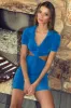 Claudia Mini Dress - Peacock sold by Runaway The Label