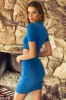 Claudia Mini Dress - Peacock sold by Runaway The Label