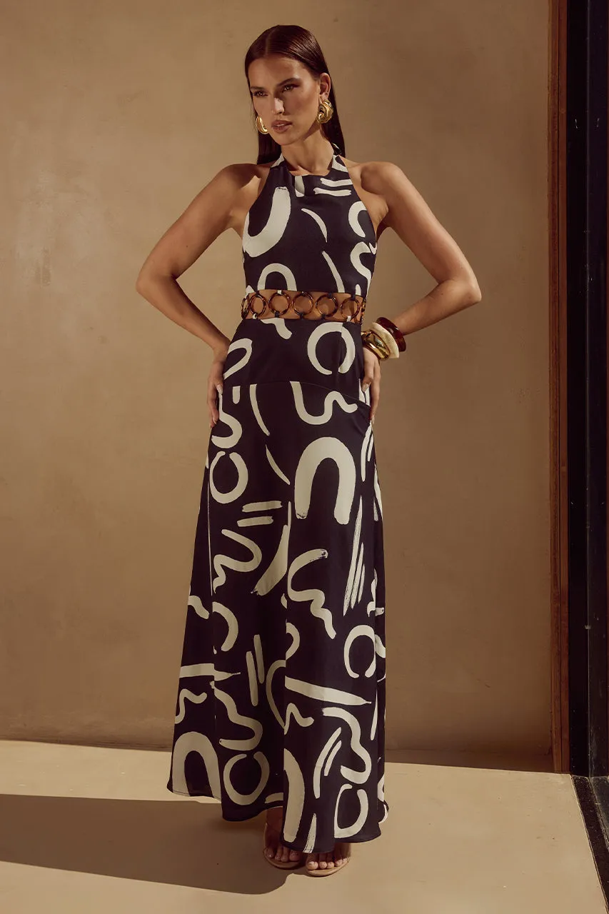 CARMEN MAXI DRESS - YORK BLACK sold by Runaway The Label product image thumbnail 4