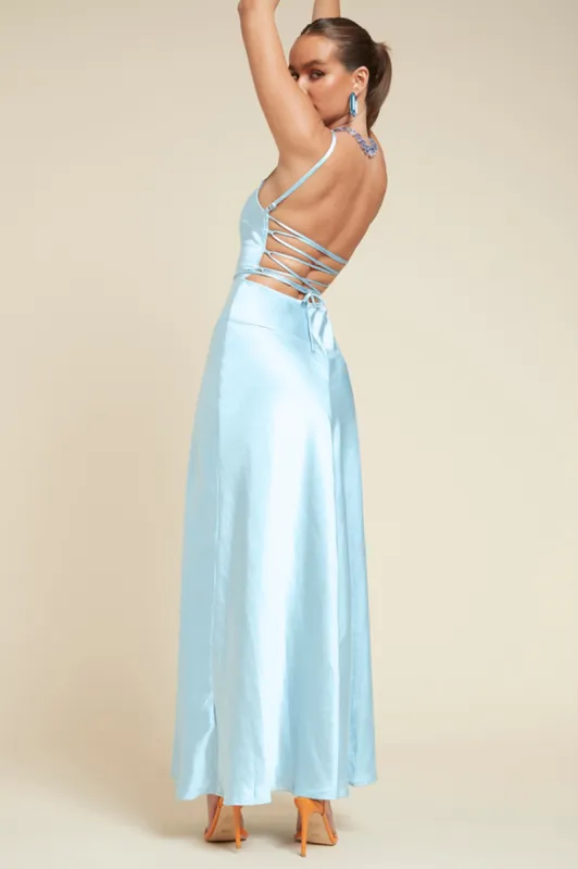 MIMI MAXI DRESS - SKY BLUE sold by Runaway The Label