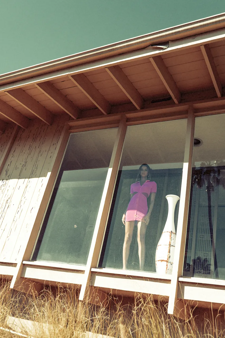 Claudia Mini Dress - Bubblegum sold by Runaway The Label product image thumbnail 4