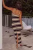 SHILOH MIDI DRESS - BLACK/SAND sold by Runaway The Label