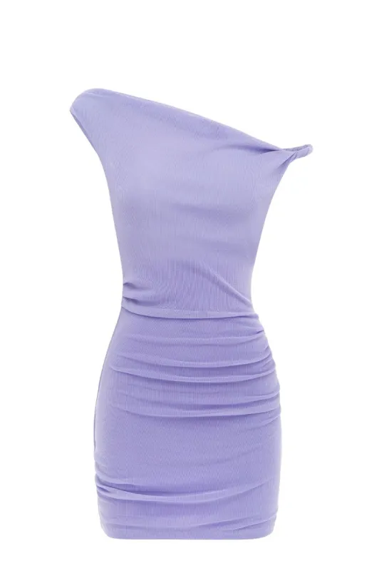 THE TWIST MINI DRESS - LILAC sold by Runaway The Label