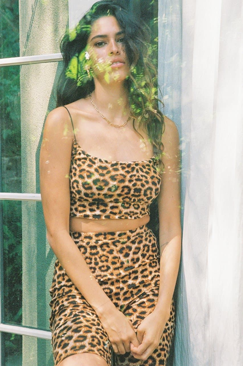 Leopard Crop Top - Leopard sold by Runaway The Label product image thumbnail 4