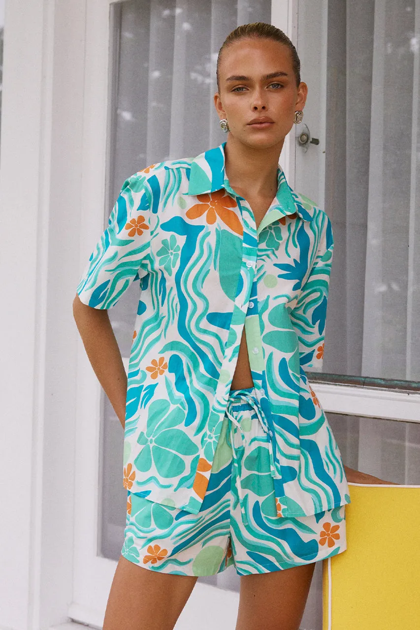 AVELINE SHIRT - MONTERO PRINT sold by Runaway The Label