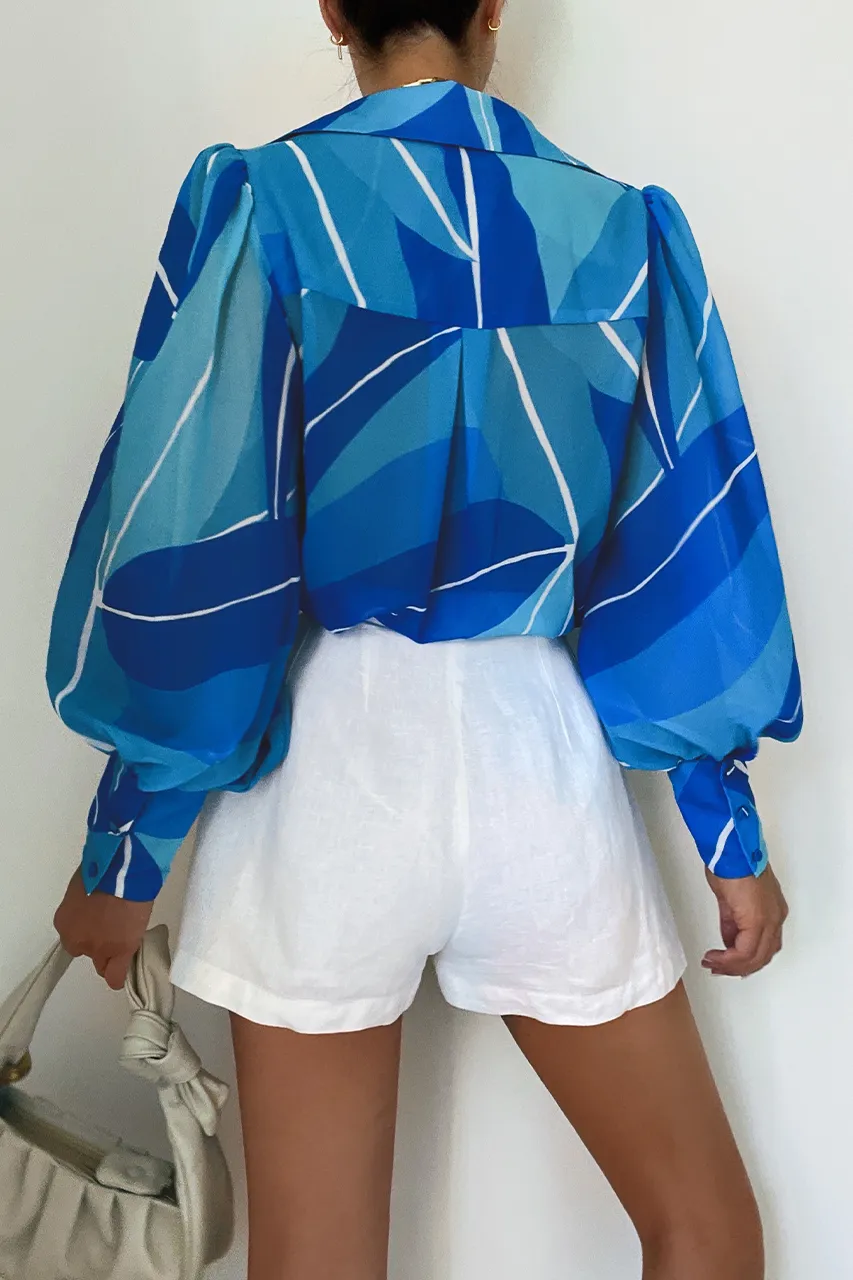 Fleetwood Blouse - Blue Rowena sold by Runaway The Label product image thumbnail 2