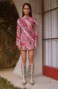 HERLANI MINI DRESS - APOSTLE PRINT sold by Runaway The Label