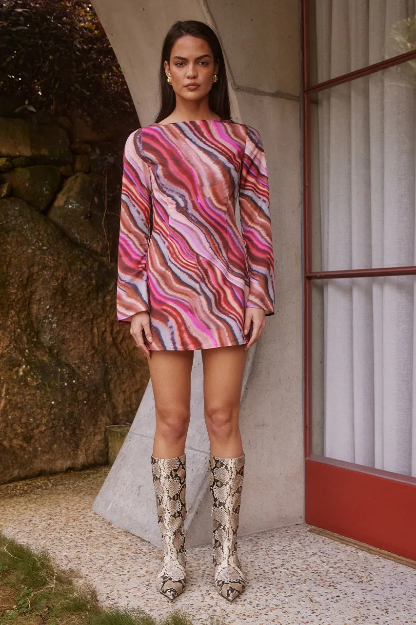 HERLANI MINI DRESS - APOSTLE PRINT sold by Runaway The Label product image thumbnail 4