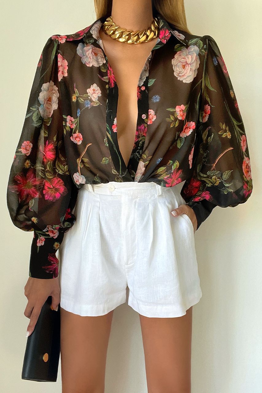 FLEETWOOD BLOUSE - JACI BLACK sold by Runaway The Label