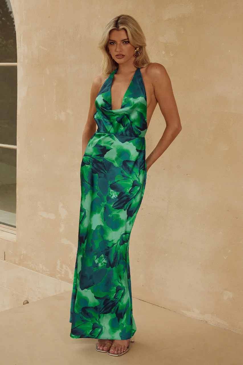 POSEY MAXI DRESS - CALISTA GREEN sold by Runaway The Label
