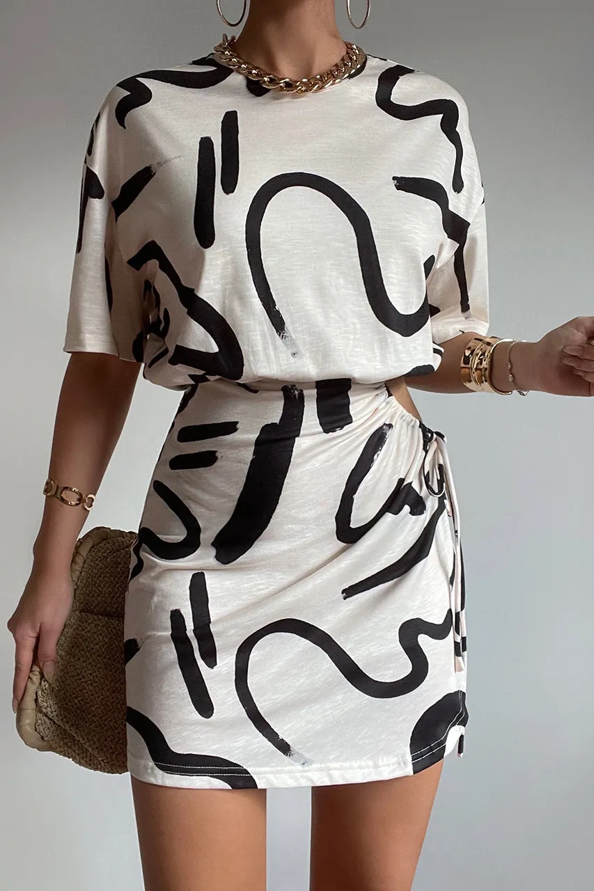 SIMONA MINI DRESS - YORK SAND sold by Runaway The Label