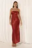 SIREN SLIP DRESS - RUBY sold by Runaway The Label
