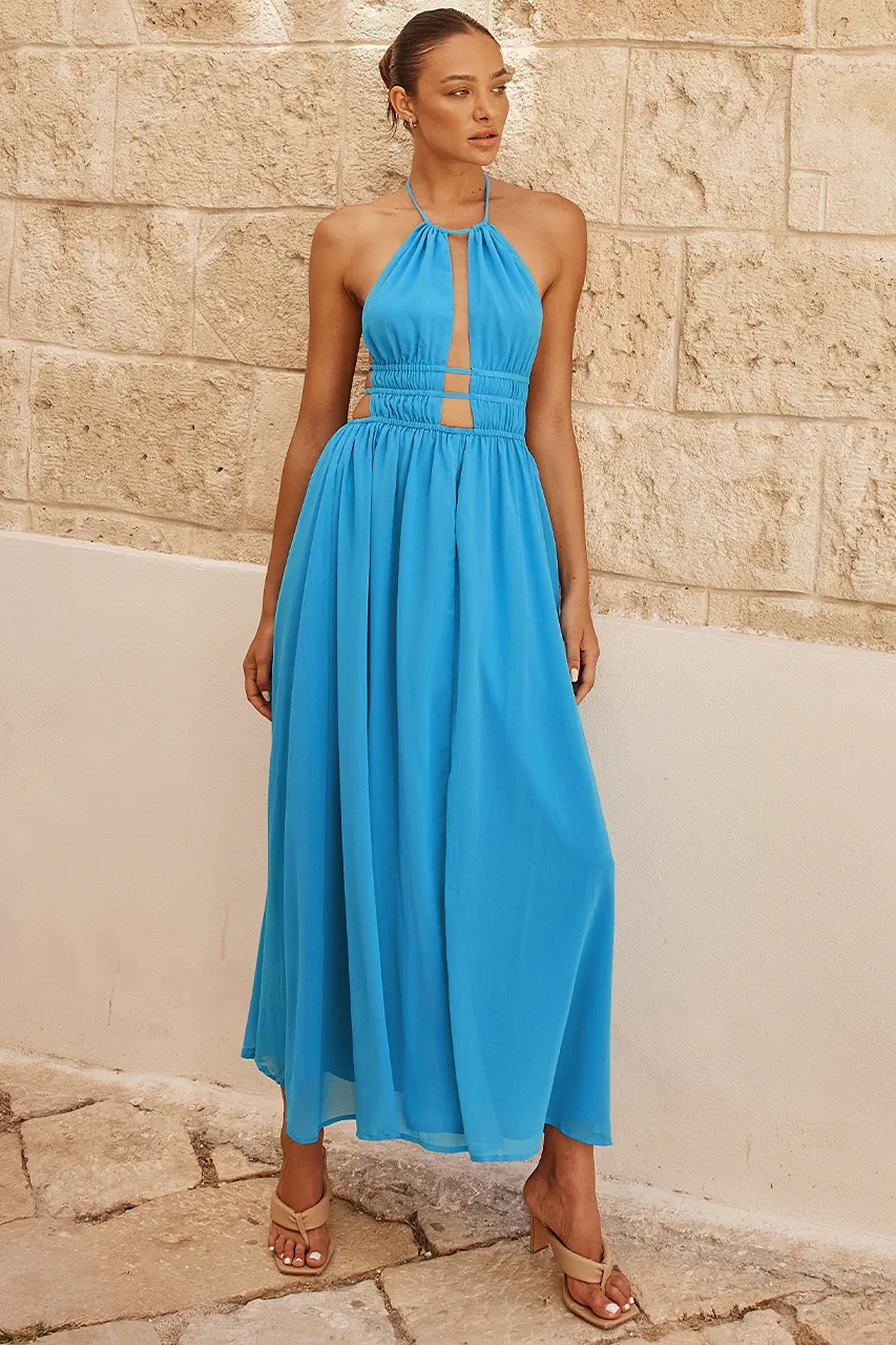 Palais Maxi Dress - Cyan sold by Runaway The Label product image thumbnail 3