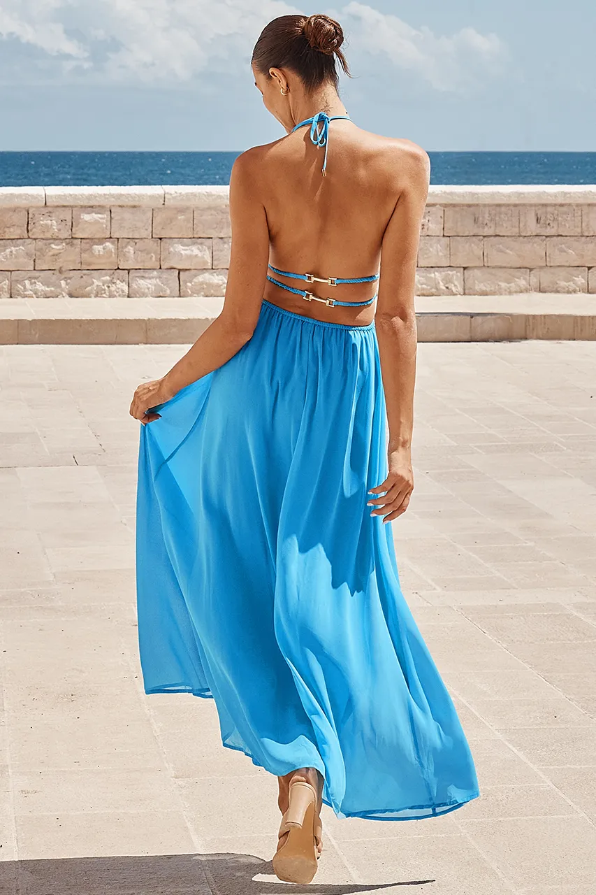 Palais Maxi Dress - Cyan sold by Runaway The Label product image thumbnail 2