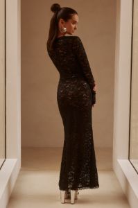 KAIA MAXI DRESS - BLACK sold by Runaway The Label