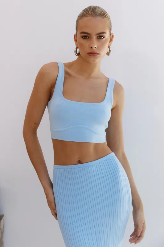 KORA TANK - SKY BLUE sold by Runaway The Label