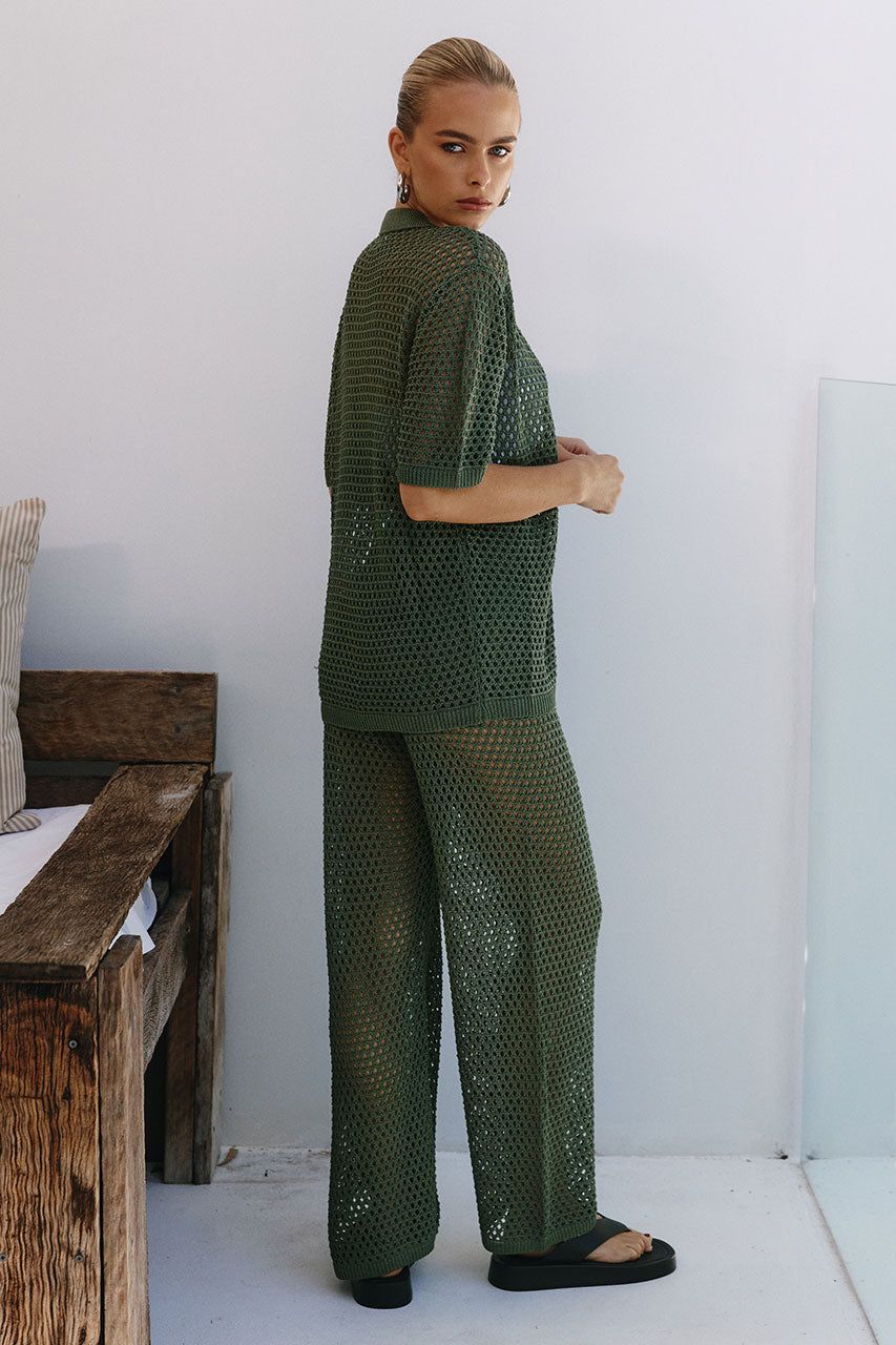 SMITH PANT - OLIVE sold by Runaway The Label product image thumbnail 2