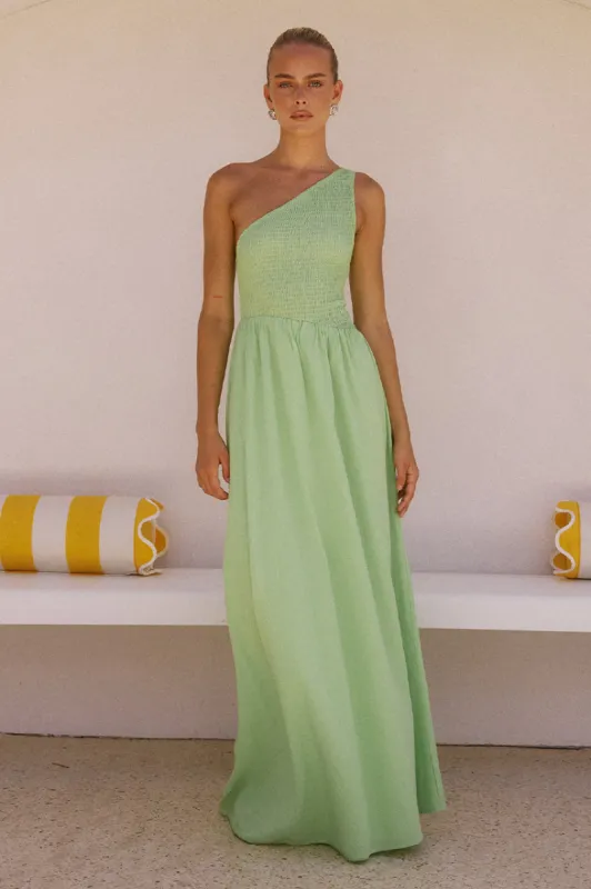 EUGENIE MAXI DRESS - GREEN sold by Runaway The Label