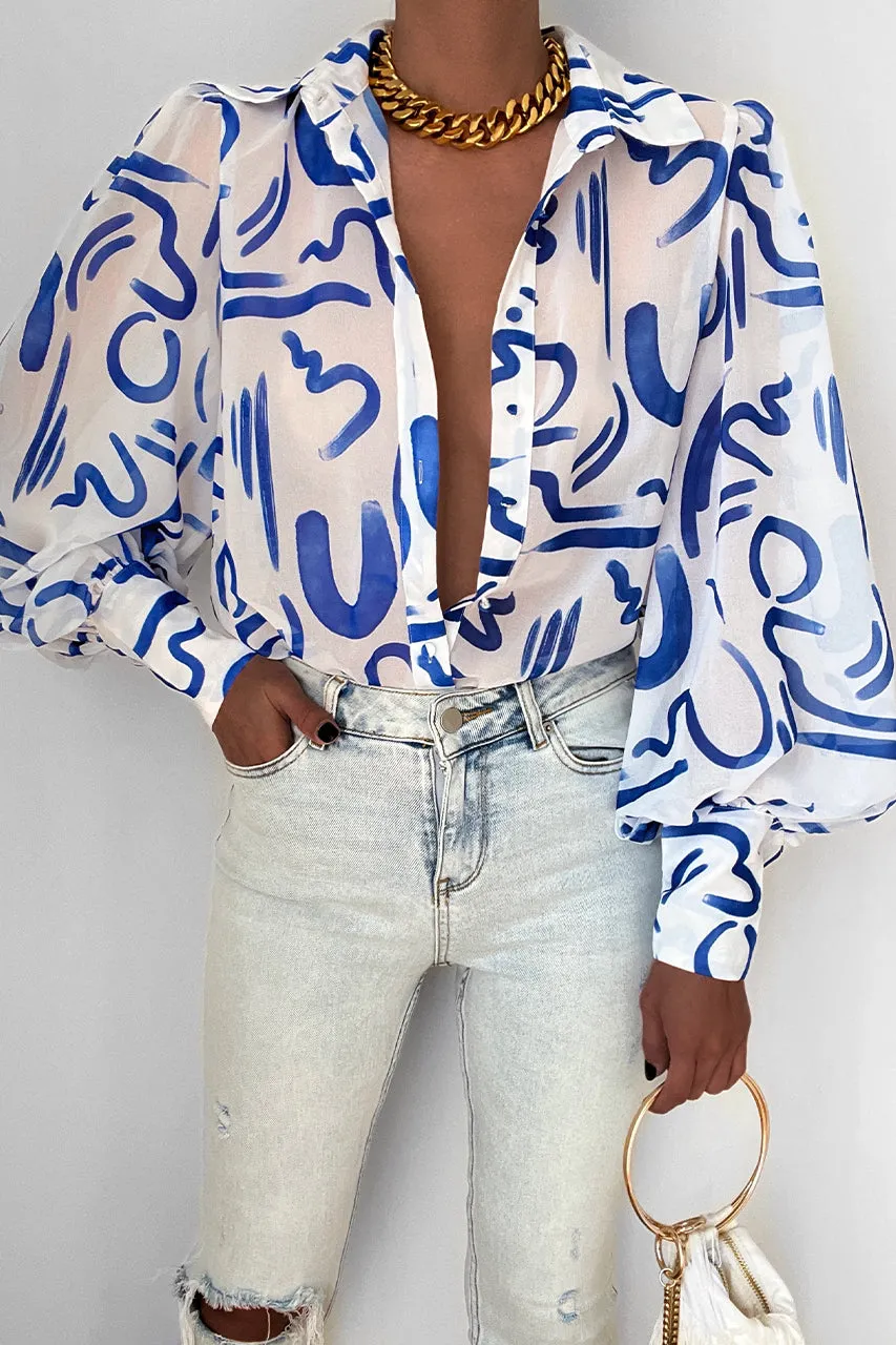 Fleetwood Blouse - York Blue sold by Runaway The Label