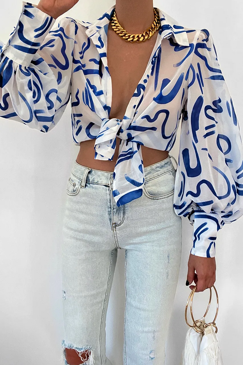 Fleetwood Blouse - York Blue sold by Runaway The Label product image thumbnail 3