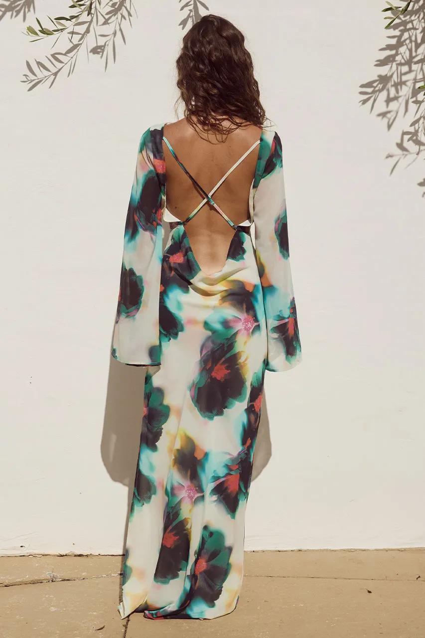 KIMBER MAXI DRESS - CAMILA PRINT sold by Runaway The Label product image thumbnail 3