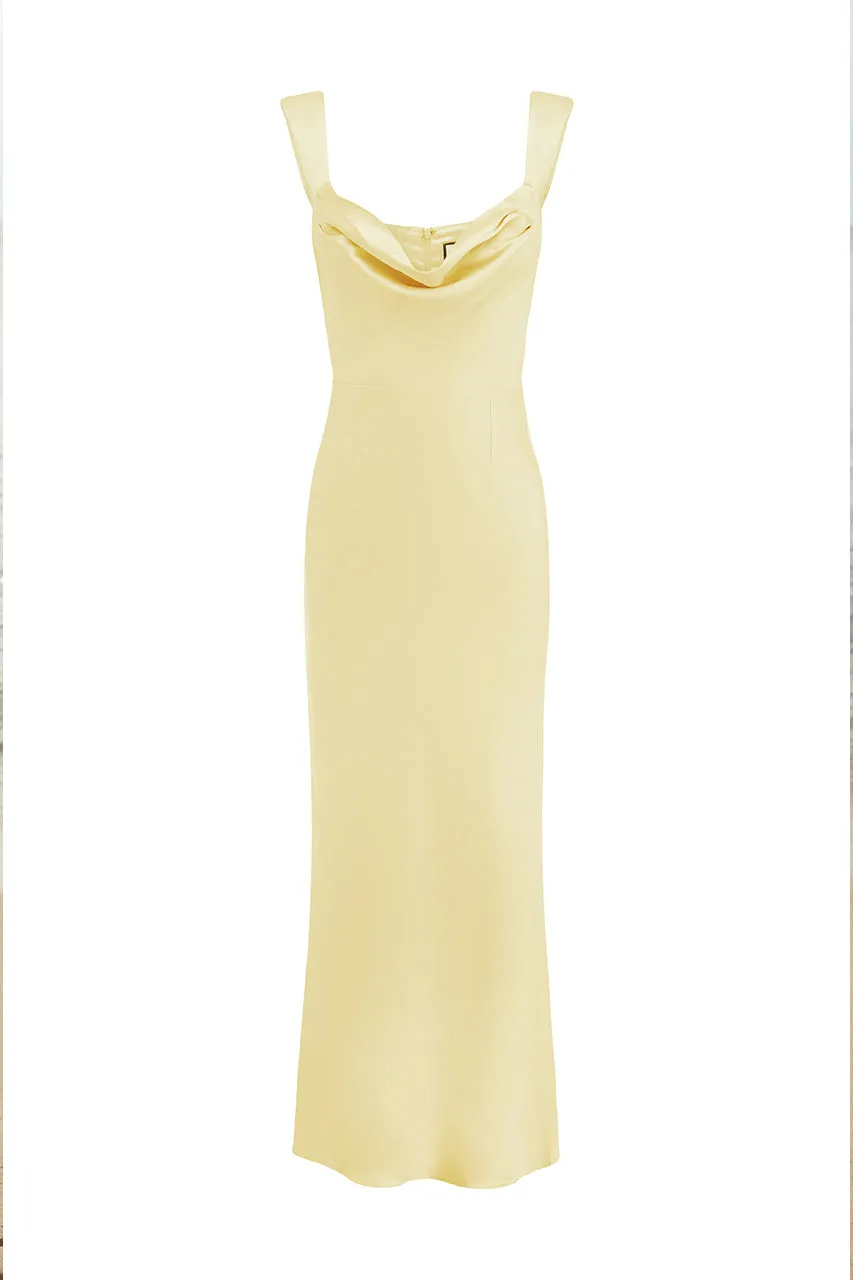 MARGOT MAXI DRESS - LEMON sold by Runaway The Label product image thumbnail 3
