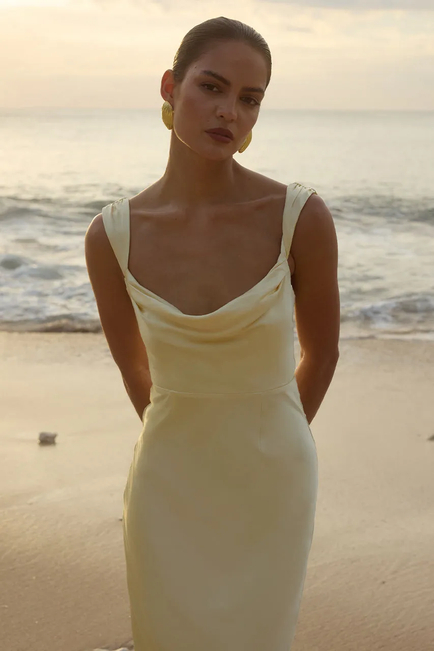 MARGOT MAXI DRESS - LEMON sold by Runaway The Label product image thumbnail 2