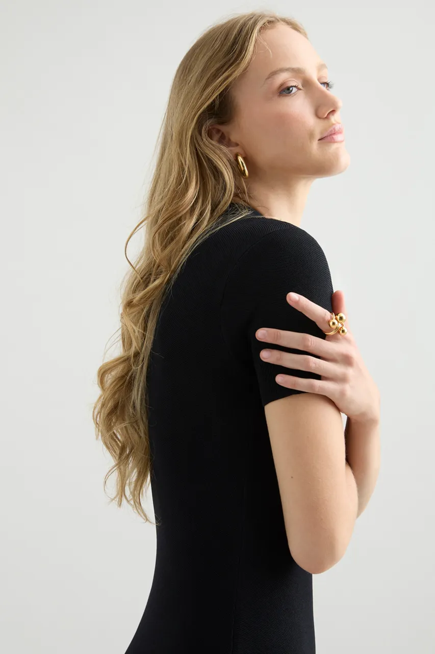 CENZO MINI DRESS - BLACK sold by Runaway The Label product image thumbnail 4