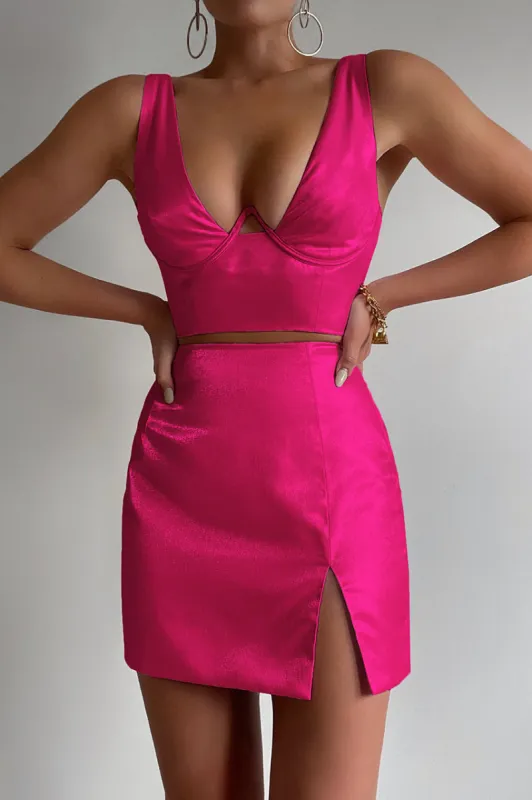 Astrid Top - Fuchsia sold by Runaway The Label