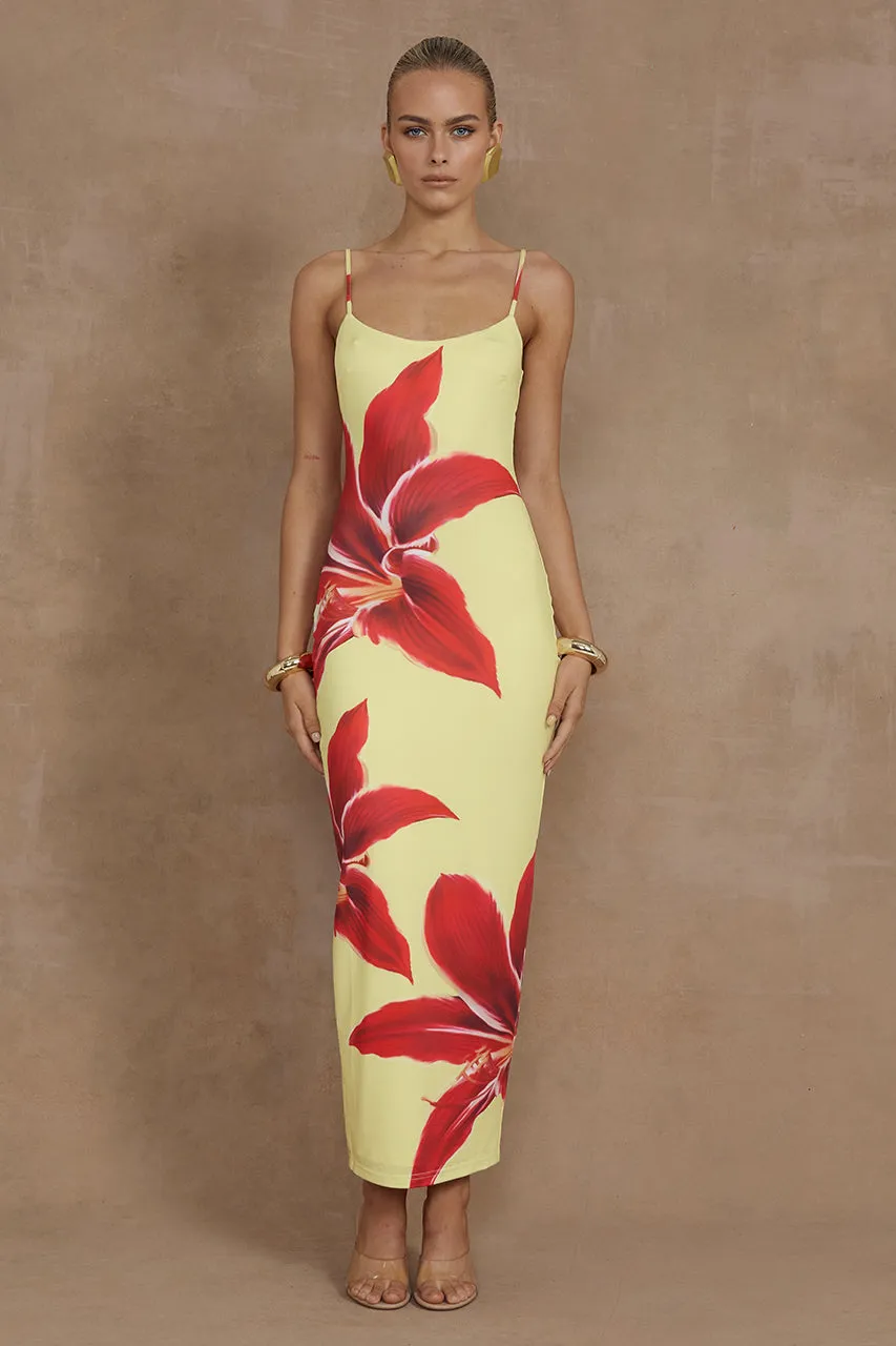 DEIA MIDI DRESS - YELLOW LILY sold by Runaway The Label product image thumbnail 5