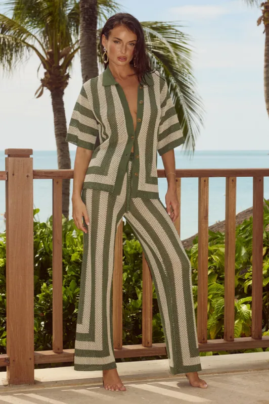 ZIGGY PANT - KHAKI/SAND sold by Runaway The Label