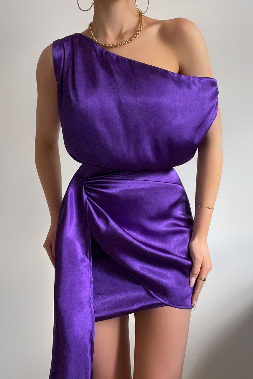 Charismata Dress - Purple sold by Runaway The Label
