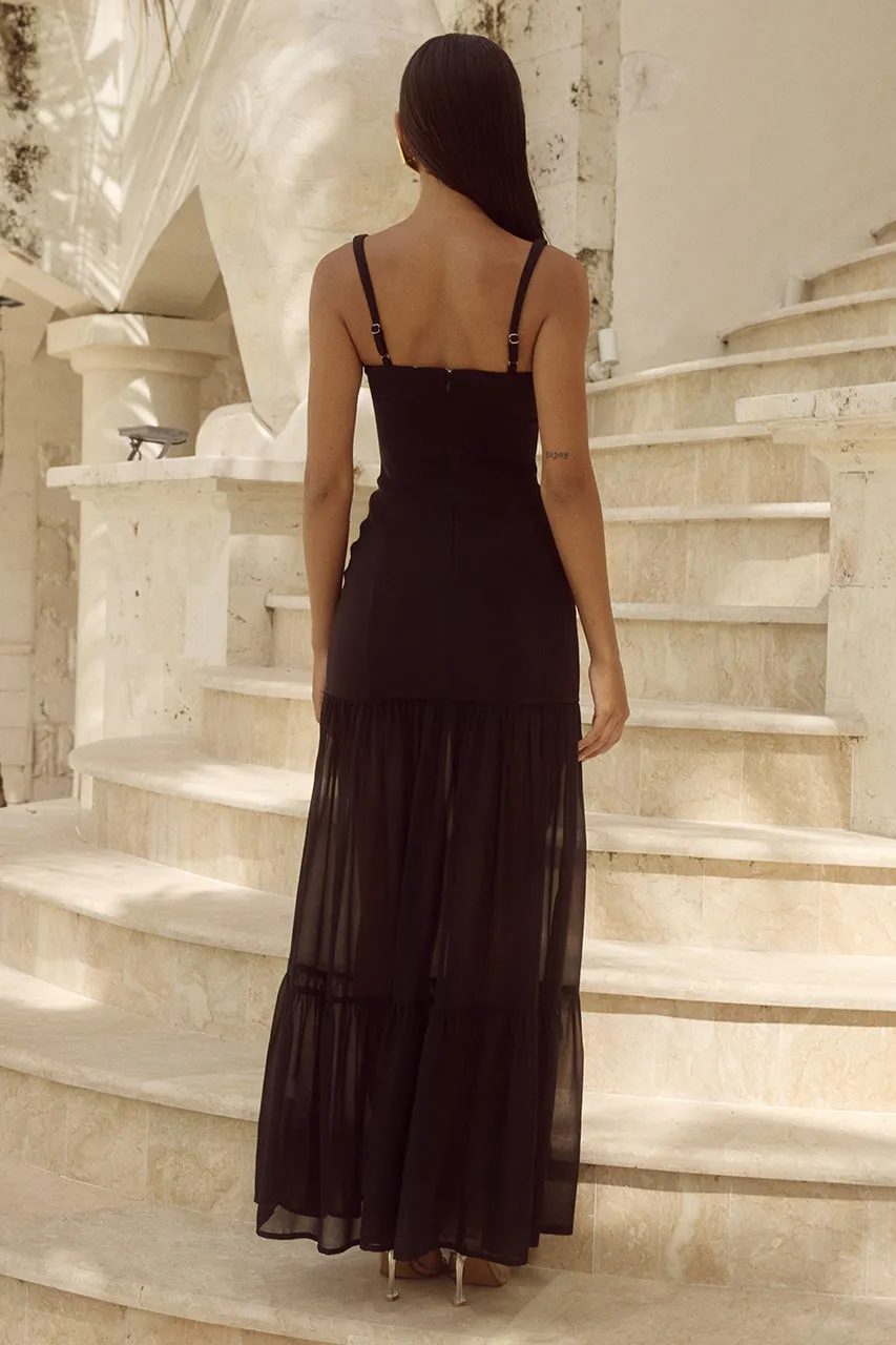 TAHLIA MAXI DRESS - BLACK sold by Runaway The Label product image thumbnail 2