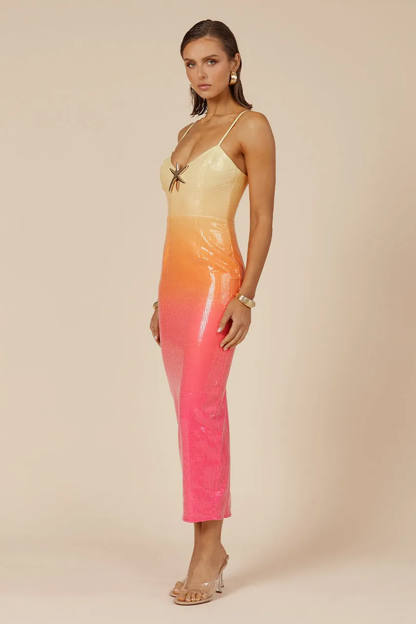 BENITO MIDI DRESS - TROPICAL sold by Runaway The Label product image thumbnail 5