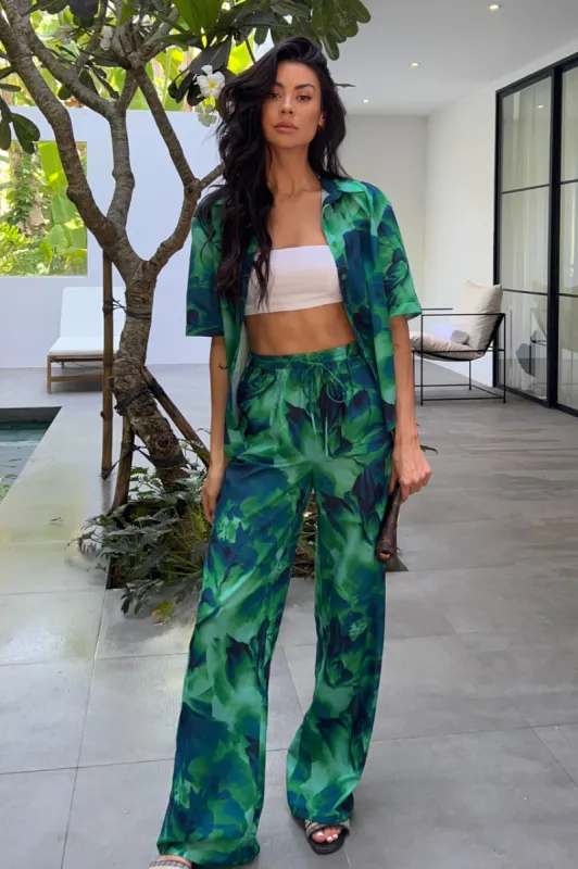 KARMA PANT - CALISTA GREEN sold by Runaway The Label