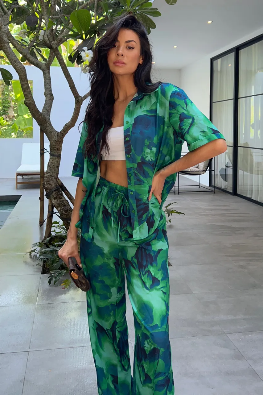 KARMA PANT - CALISTA GREEN sold by Runaway The Label product image thumbnail 3