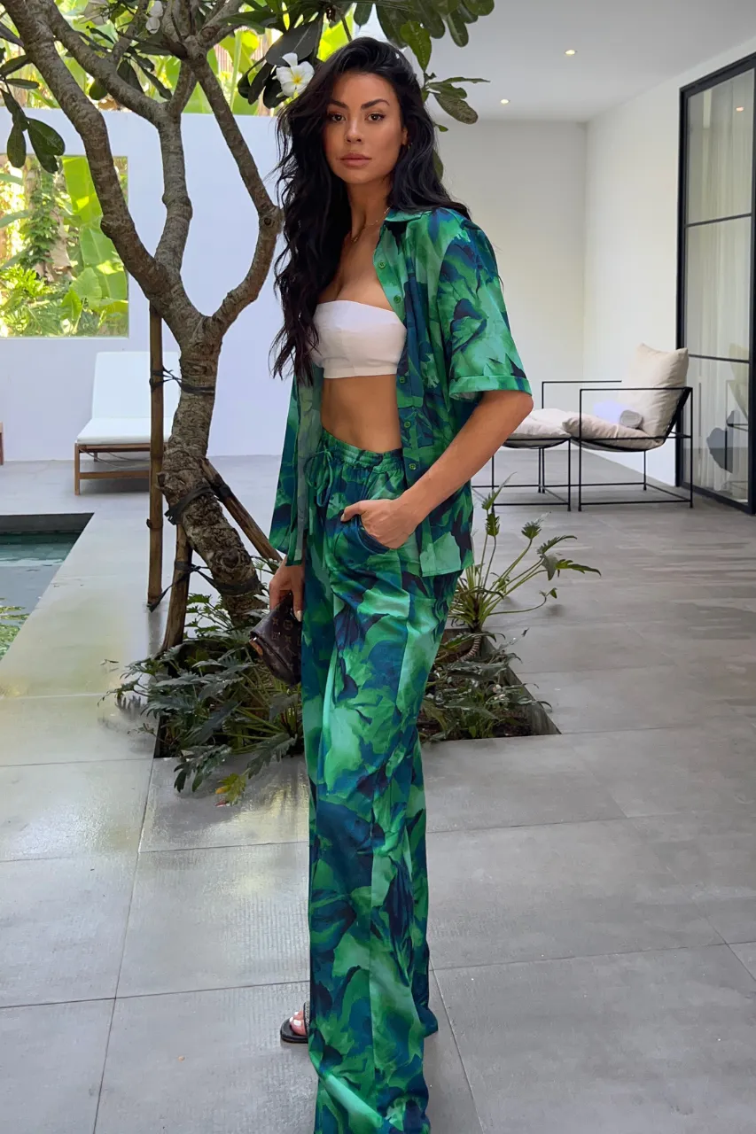 KARMA PANT - CALISTA GREEN sold by Runaway The Label product image thumbnail 4