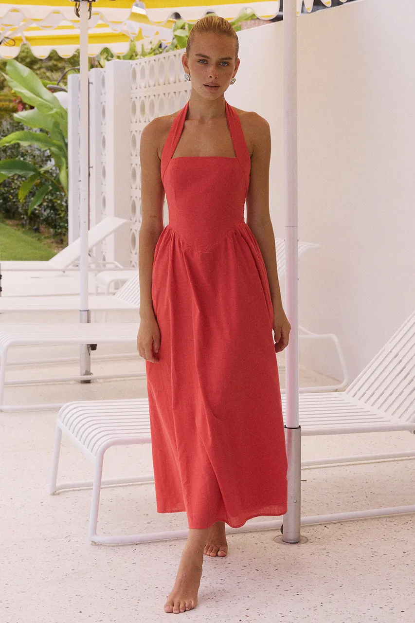 LOCKLEA MIDI DRESS - JAFFA sold by Runaway The Label product image thumbnail 3